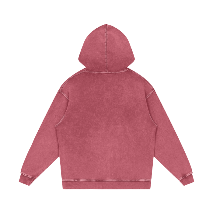 Canada Strong and Free Acid Wash Oversize Hoodie. Maple Leaf Proud Canadian.