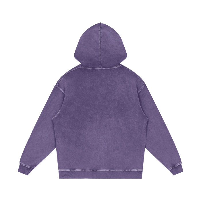 Classic King Crimson Album Cover Acid Wash Oversize Hoodie.