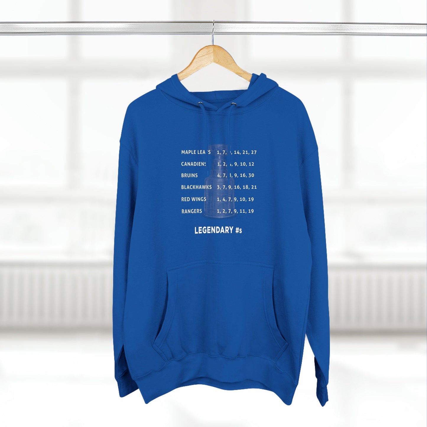 Original Six Legendary Numbers Three-Panel Fleece Hoodie