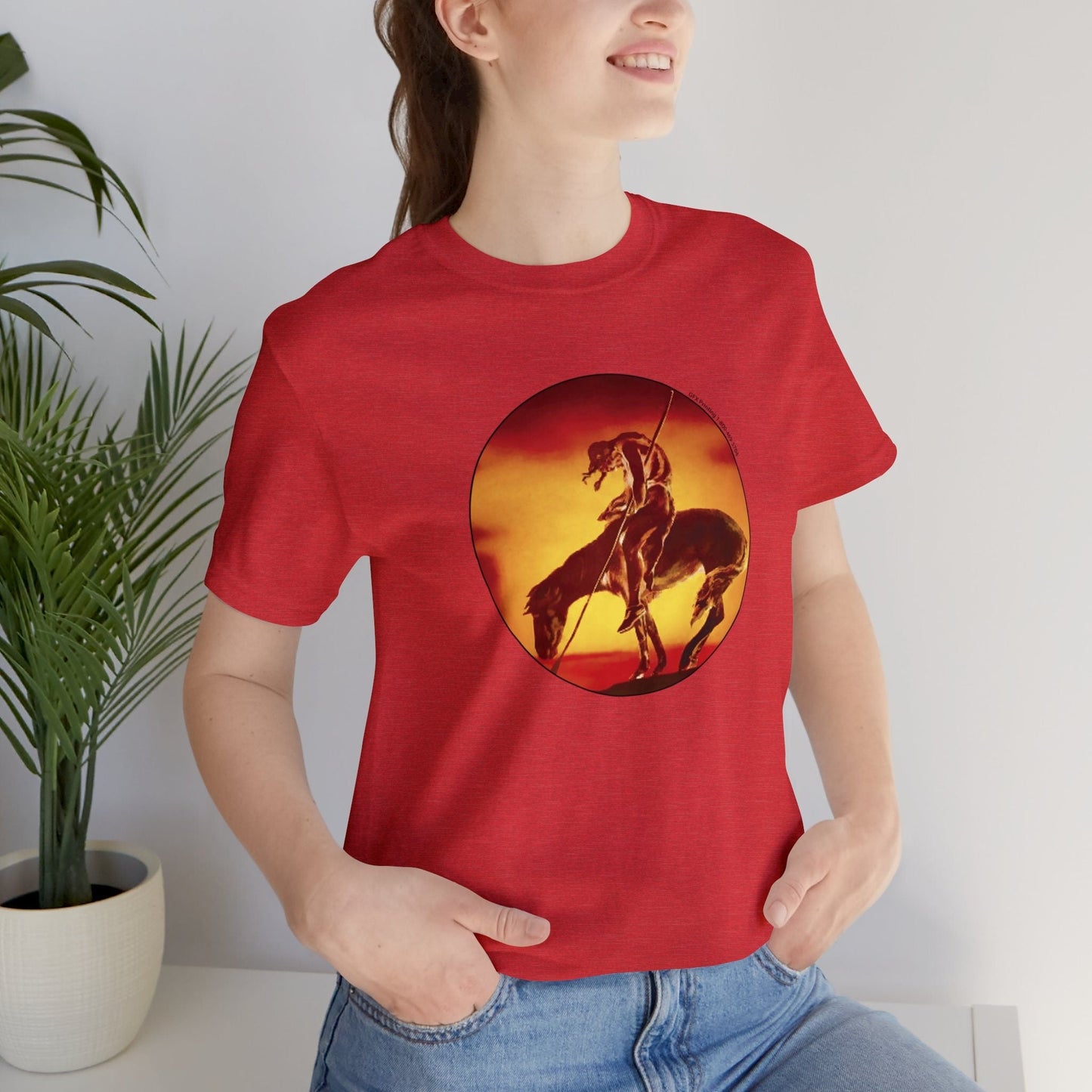 Surf's Up End of the Trail Short Sleeve Bella+Canvas Tee.