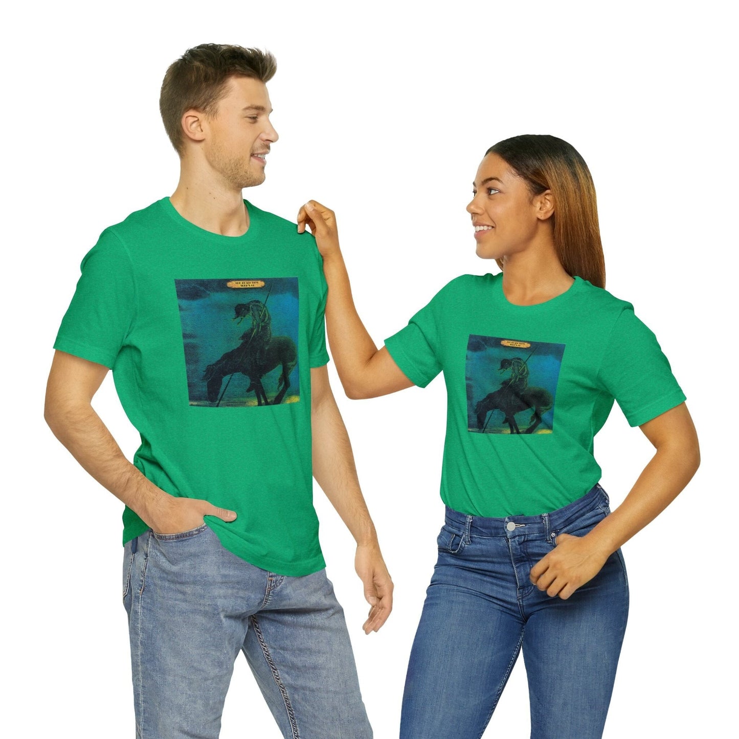 Surf's Up Short Sleeve Bella+Canvas Tee. Classic album cover from the 1970s featuring the artwork of James Earle Fraser.