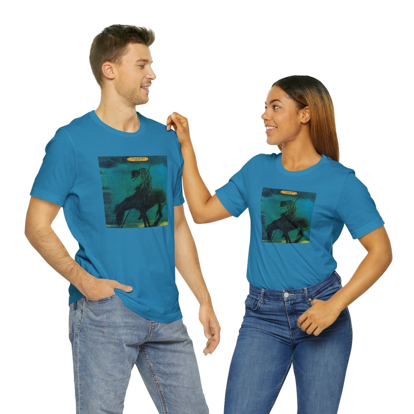 Surf's Up Short Sleeve Bella+Canvas Tee. Classic album cover from the 1970s featuring the artwork of James Earle Fraser.