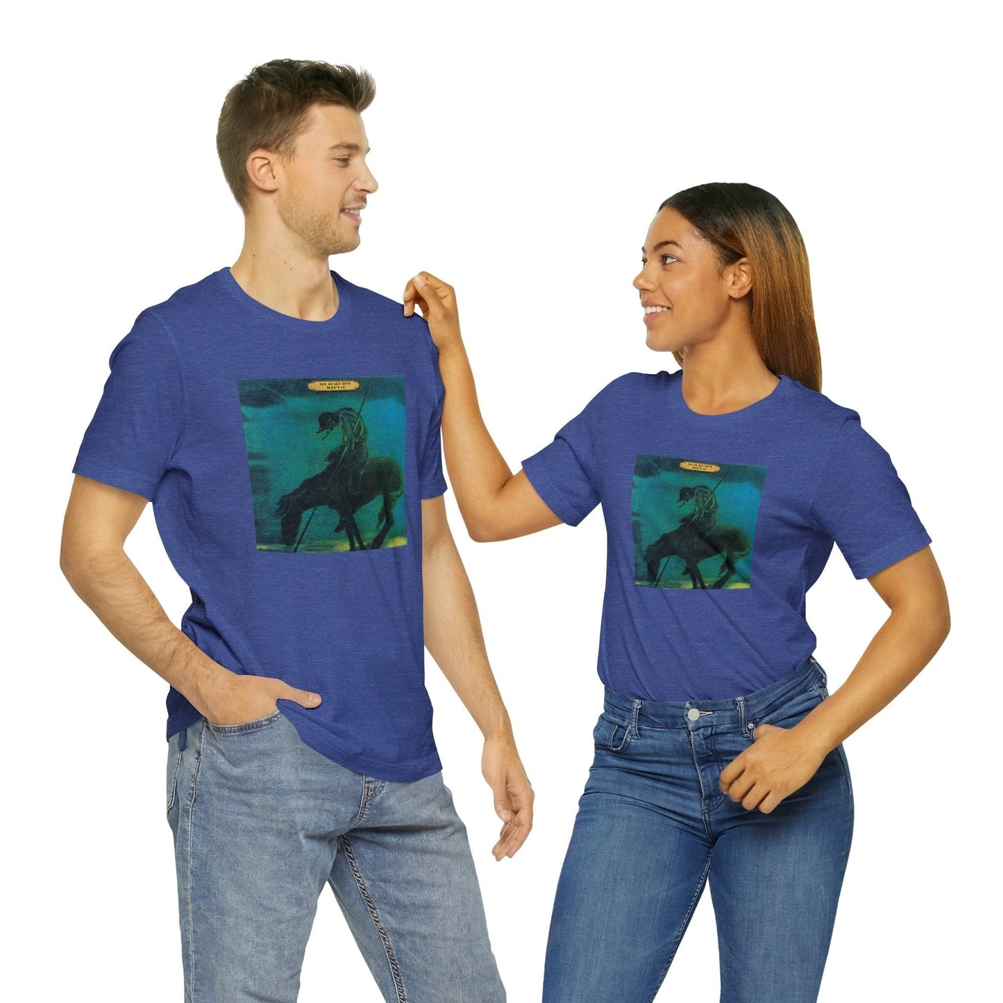 Surf's Up Short Sleeve Bella+Canvas Tee. Classic album cover from the 1970s featuring the artwork of James Earle Fraser.