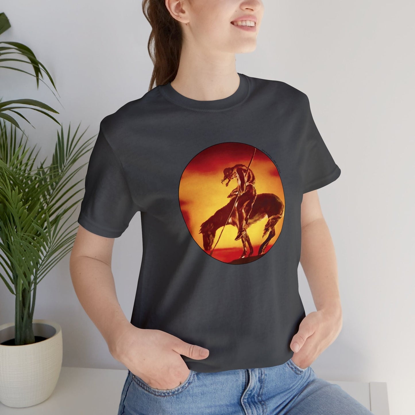Surf's Up End of the Trail Short Sleeve Bella+Canvas Tee.
