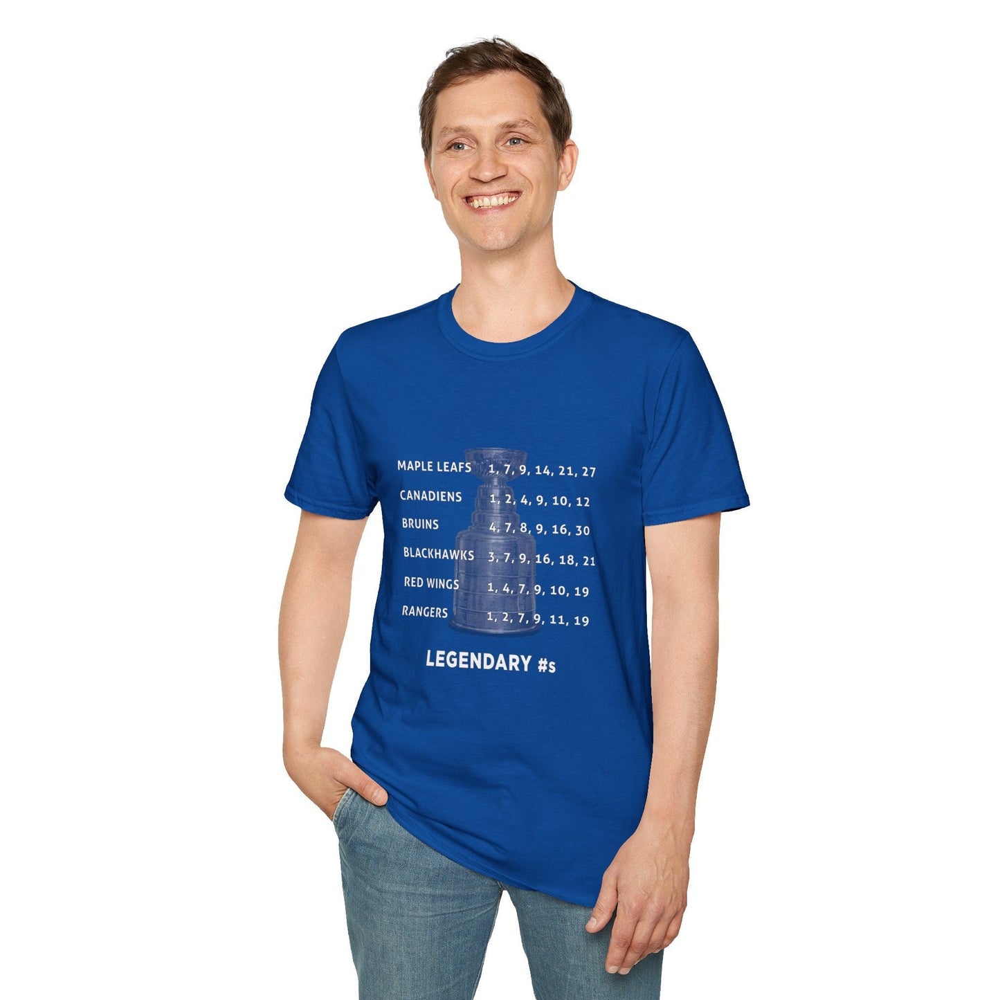 The Original Six Legendary Numbers Unisex Ultra Cotton Tee.