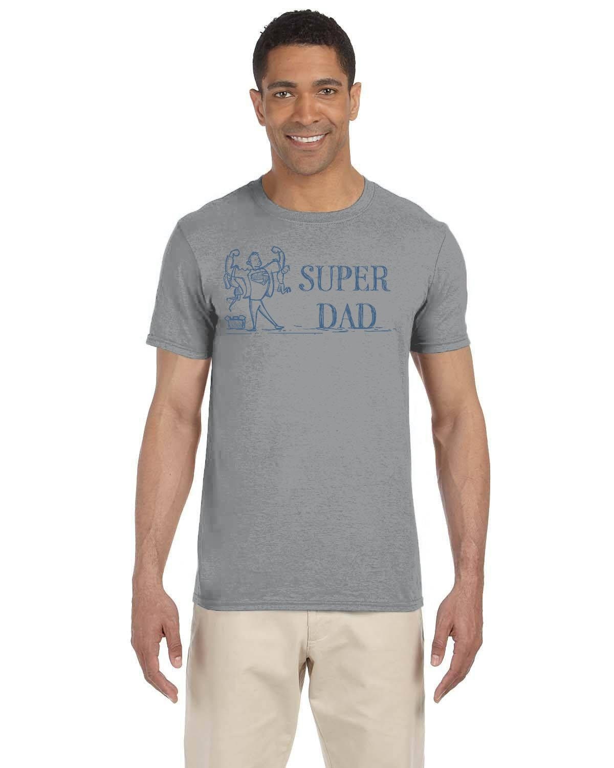 Super Dad Fathers Day Tshirt. Great Gift for Daddy. Husband Gift. Papa Tee Shirt.