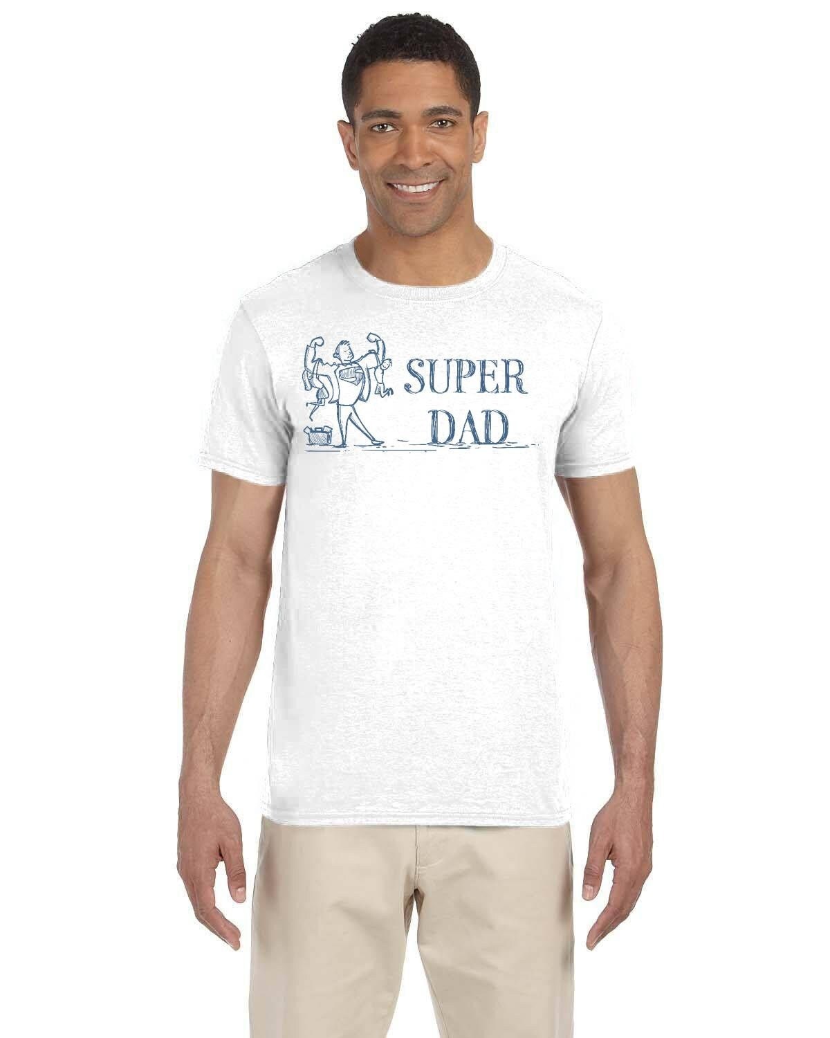 Super Dad Fathers Day Tshirt. Great Gift for Daddy. Husband Gift. Papa Tee Shirt.