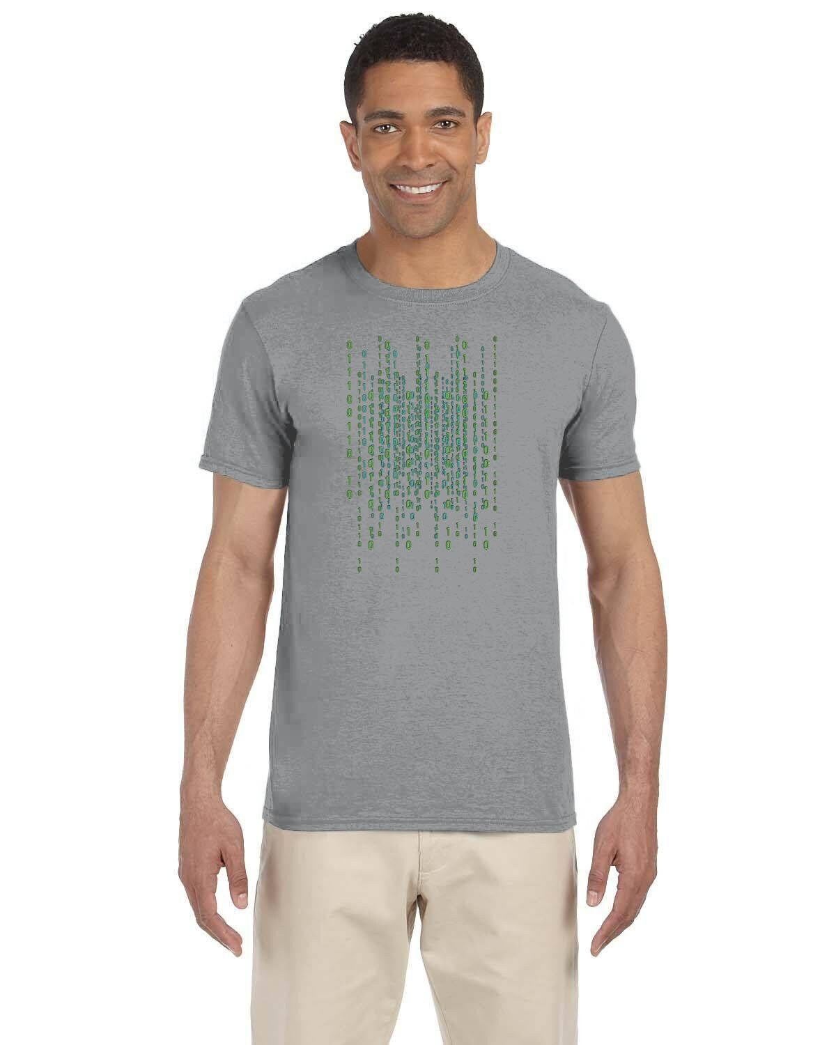 0s 1s Binary Code T-Shirt. Matrix Coding Tshirt. Gamer Coder Tees. Programming Code Tshirt. Programmer Language Tshirt. IT Department Tees.
