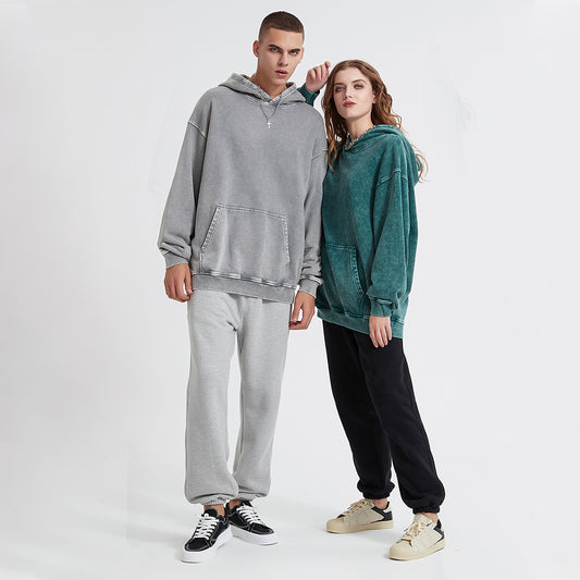 Blank Acid Wash Oversize Hoodies. Free Shipping within Canada.