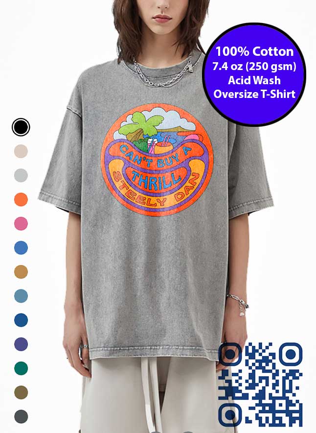 Steely Dan Can't Buy a Thrill Acid Wash T-Shirt. Steely Dan Tshirt.